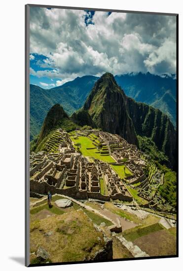 View of Machu Picchu Ruins, UNESCO World Heritage Site, Peru, South America-Laura Grier-Mounted Photographic Print