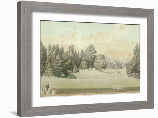 View of Malmaison for the Capture of the Castle Park-Auguste Garneray-Framed Giclee Print