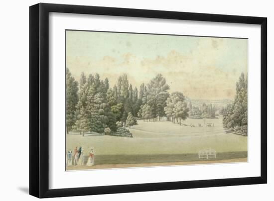View of Malmaison for the Capture of the Castle Park-Auguste Garneray-Framed Giclee Print