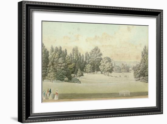 View of Malmaison for the Capture of the Castle Park-Auguste Garneray-Framed Giclee Print