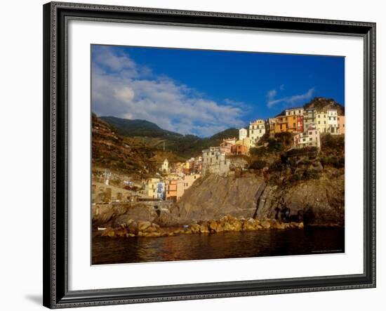 View of Manarola, Cinque Terre, Italy-Alison Jones-Framed Photographic Print