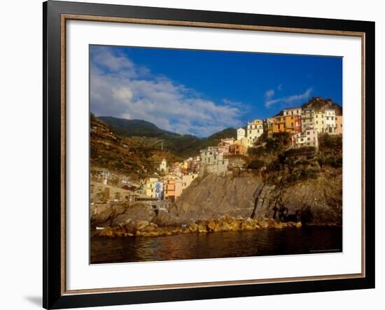 View of Manarola, Cinque Terre, Italy-Alison Jones-Framed Photographic Print