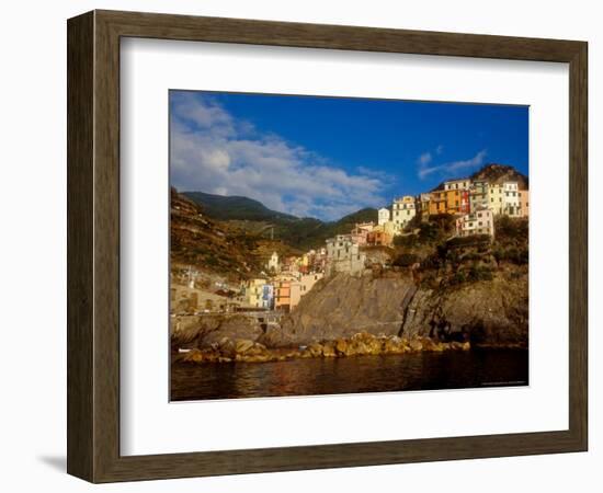 View of Manarola, Cinque Terre, Italy-Alison Jones-Framed Photographic Print