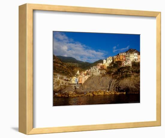 View of Manarola, Cinque Terre, Italy-Alison Jones-Framed Photographic Print