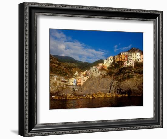 View of Manarola, Cinque Terre, Italy-Alison Jones-Framed Photographic Print