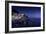 View of Manarola on a Starry Night, La Spezia, Liguria, Northern Italy-null-Framed Photographic Print