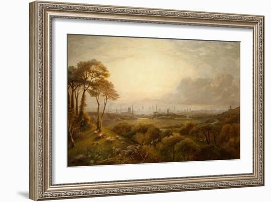 View of Manchester-Thomas Creswick-Framed Giclee Print