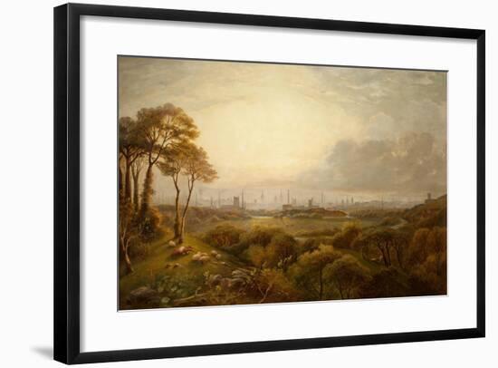 View of Manchester-Thomas Creswick-Framed Giclee Print