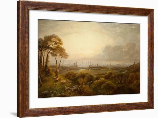 View of Manchester-Thomas Creswick-Framed Giclee Print