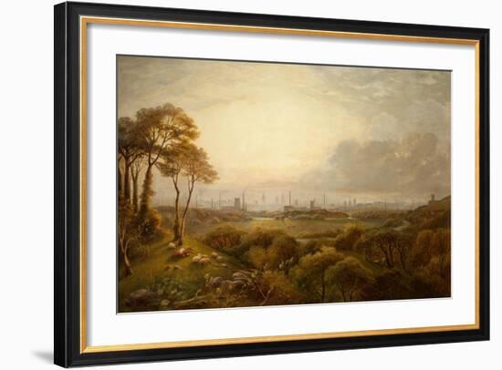 View of Manchester-Thomas Creswick-Framed Giclee Print