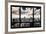 View of Manhattan, New York from Window-Steve Kelley-Framed Photographic Print