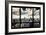 View of Manhattan, New York from Window-Steve Kelley-Framed Photographic Print