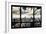 View of Manhattan, New York from Window-Steve Kelley-Framed Photographic Print