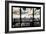 View of Manhattan, New York from Window-Steve Kelley-Framed Photographic Print