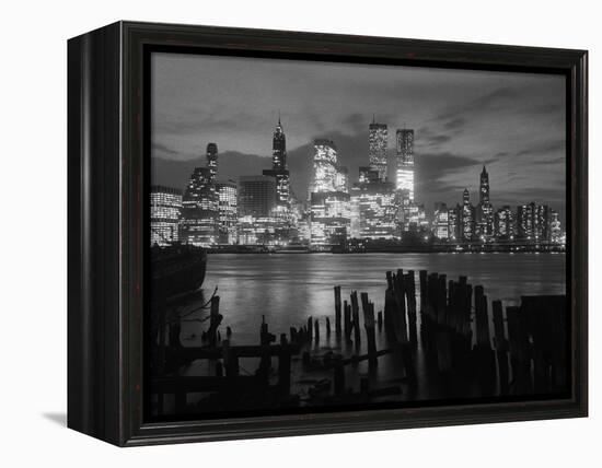 View of Manhattan Skyline from Brooklyn-Bettmann-Framed Premier Image Canvas