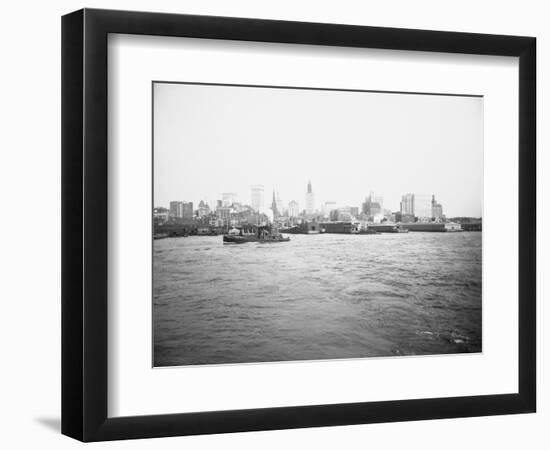 View of Manhattan Skyline-null-Framed Photographic Print