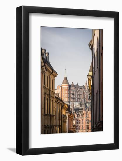 View of Mariaberget from Gamla Stan, Stockholm, Sweden, Scandinavia, Europe-Jon Reaves-Framed Photographic Print