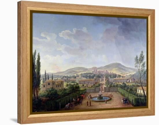 View of Marino-Vanvitelli (Gaspar van Wittel)-Framed Premier Image Canvas