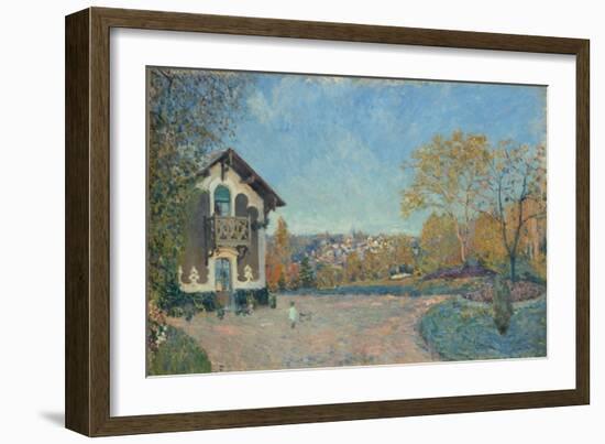 View of Marly-le-Roi from Coeur-Volant, 1876-Alfred Sisley-Framed Giclee Print
