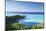 View of Matira Beach and Lagoon, Bora Bora, Society Islands, French Polynesia, Pacific-Ian Trower-Mounted Photographic Print