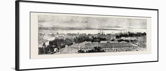 View of Maulmein from Hill to the East-null-Framed Giclee Print