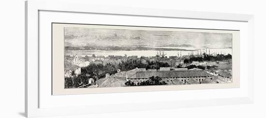 View of Maulmein from Hill to the East-null-Framed Giclee Print