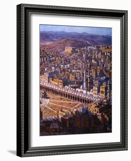 View of Mecca, 1918-Etienne Dinet-Framed Giclee Print