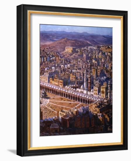 View of Mecca, 1918-Etienne Dinet-Framed Giclee Print