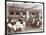 View of Men and Women Dining in a Cafeteria at Parke, Davis and Co., Chemists, Hudson and Vestry…-Byron Company-Mounted Giclee Print