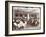 View of Men and Women Dining in a Cafeteria at Parke, Davis and Co., Chemists, Hudson and Vestry…-Byron Company-Framed Giclee Print