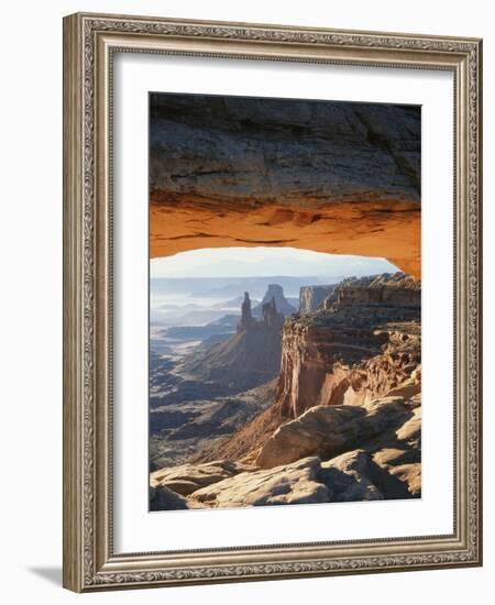 View of Mesa Arch at Sunrise, Canyonlands National Park, Utah, USA-Scott T^ Smith-Framed Photographic Print