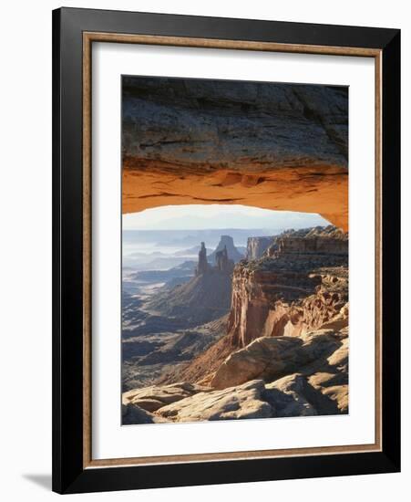 View of Mesa Arch at Sunrise, Canyonlands National Park, Utah, USA-Scott T^ Smith-Framed Photographic Print