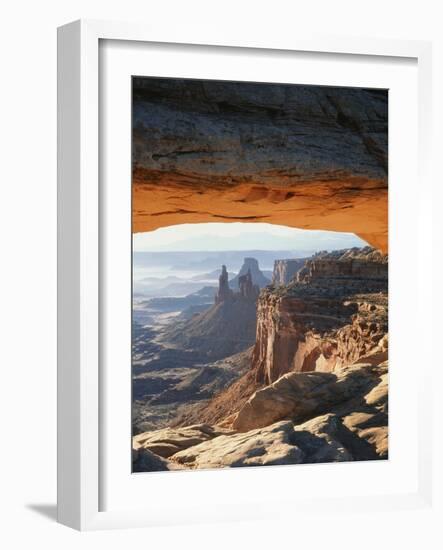 View of Mesa Arch at Sunrise, Canyonlands National Park, Utah, USA-Scott T^ Smith-Framed Photographic Print