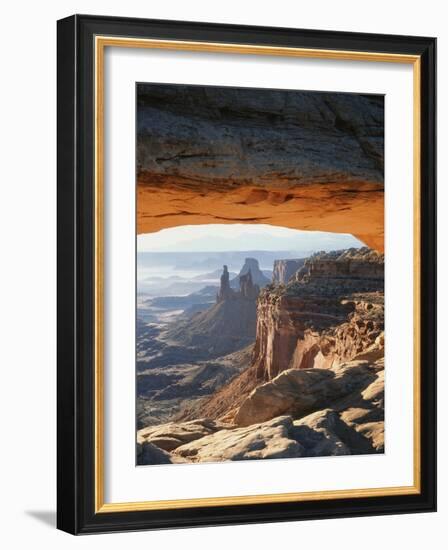 View of Mesa Arch at Sunrise, Canyonlands National Park, Utah, USA-Scott T^ Smith-Framed Photographic Print