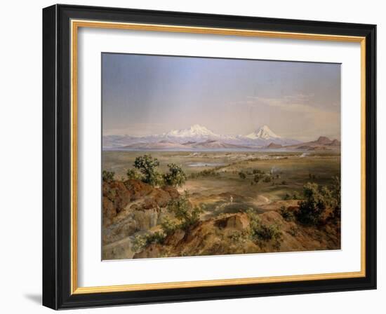 View of Mexico valley, 1901-Jose Velasco-Framed Giclee Print