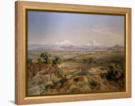 View of Mexico valley, 1901-Jose Velasco-Framed Premier Image Canvas