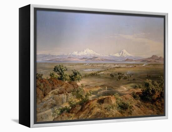 View of Mexico valley, 1901-Jose Velasco-Framed Premier Image Canvas