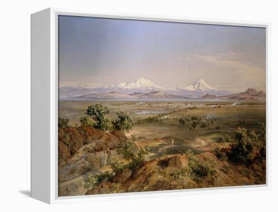 View of Mexico valley, 1901-Jose Velasco-Framed Premier Image Canvas