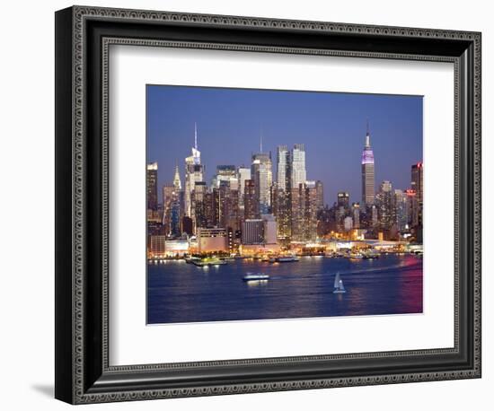 View of Midtown Manhattan across the Hudson River, Manhattan, New York City, New York, United State-Gavin Hellier-Framed Photographic Print