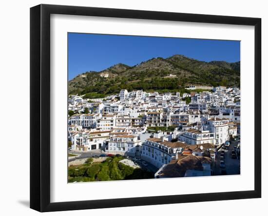 View of Mijas, White Town in Costa Del Sol, Andalusia, Spain-Carlos Sánchez Pereyra-Framed Photographic Print