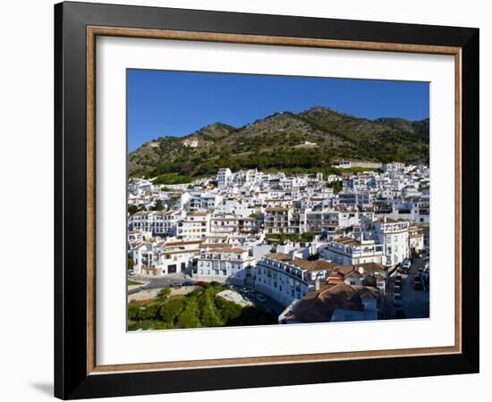 View of Mijas, White Town in Costa Del Sol, Andalusia, Spain-Carlos Sánchez Pereyra-Framed Photographic Print