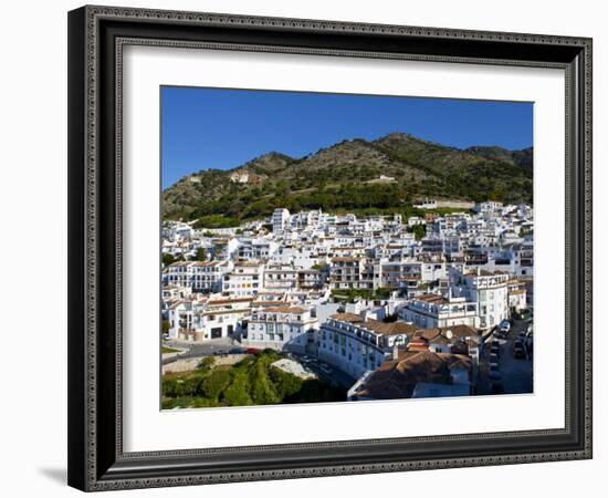 View of Mijas, White Town in Costa Del Sol, Andalusia, Spain-Carlos Sánchez Pereyra-Framed Photographic Print