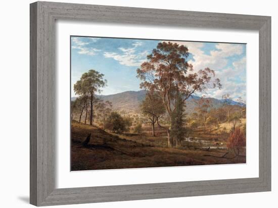 View of Mills Plains, Van Diemen's Land, 1833-John Glover-Framed Giclee Print