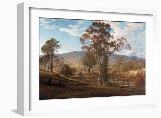 View of Mills Plains, Van Diemen's Land, 1833-John Glover-Framed Giclee Print