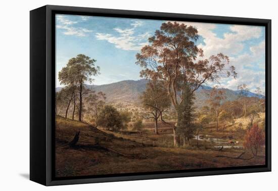 View of Mills Plains, Van Diemen's Land, 1833-John Glover-Framed Premier Image Canvas