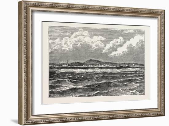 View of Mocha, Arabia. Mocha, Yemen, Red Sea Port and Source of Mocha Coffee-null-Framed Giclee Print