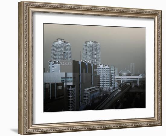 View Of Modern Tokyo-NaxArt-Framed Art Print
