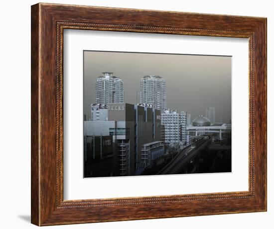 View Of Modern Tokyo-NaxArt-Framed Art Print