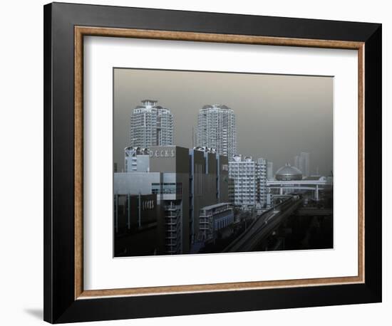 View Of Modern Tokyo-NaxArt-Framed Art Print