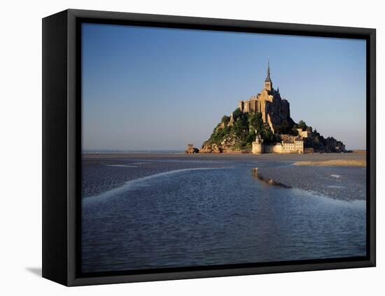 View of Mont Saint-Michel, Normandy, France-David Barnes-Framed Premier Image Canvas